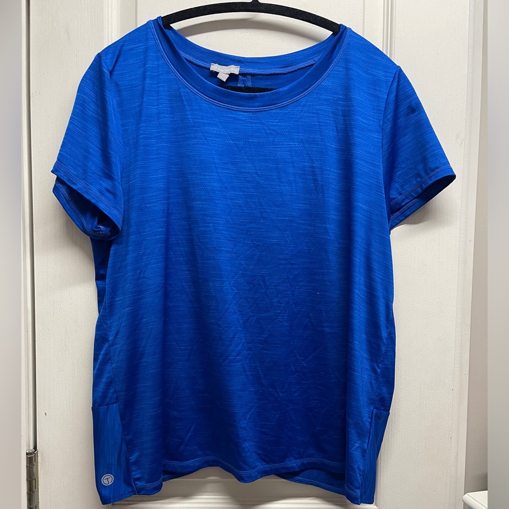 T by Talbots active slub T-shirt
